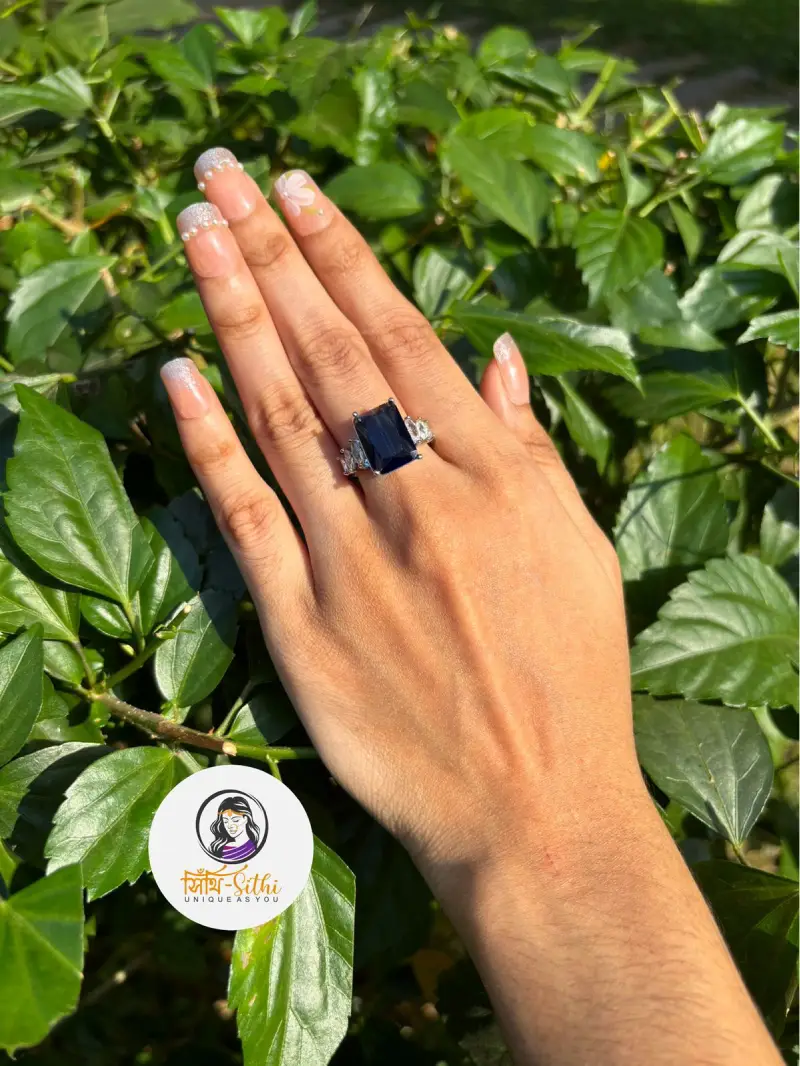 Rectangle Shape AD Ring
