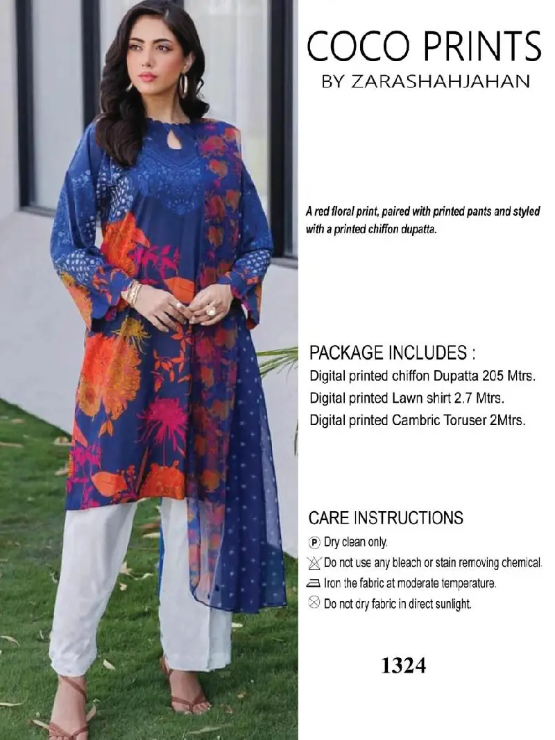 COCO Prints Inspired Cotton 3PC D1324